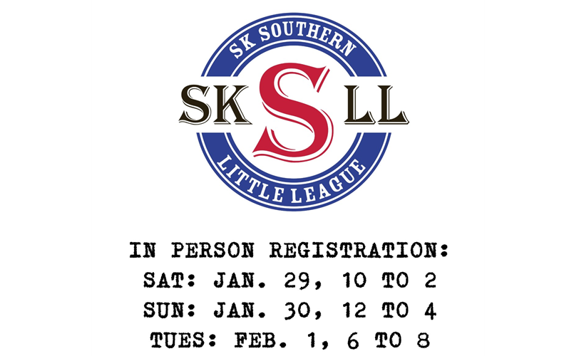 In Person Registration at SKSLL Clubhouse