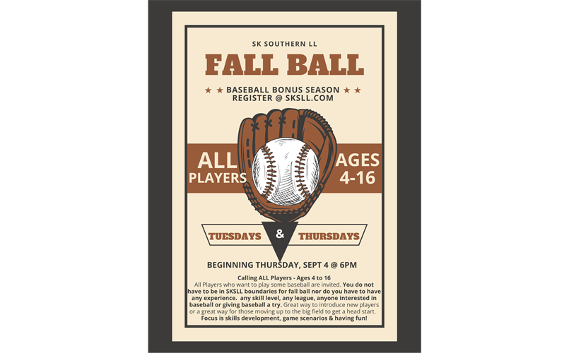 Fall Ball is Back!